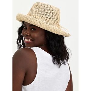 🆕 Natural Straw Cruiser Hat NWT Torrid